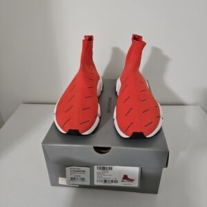 RARE Balenciaga Red Sock Sneakers